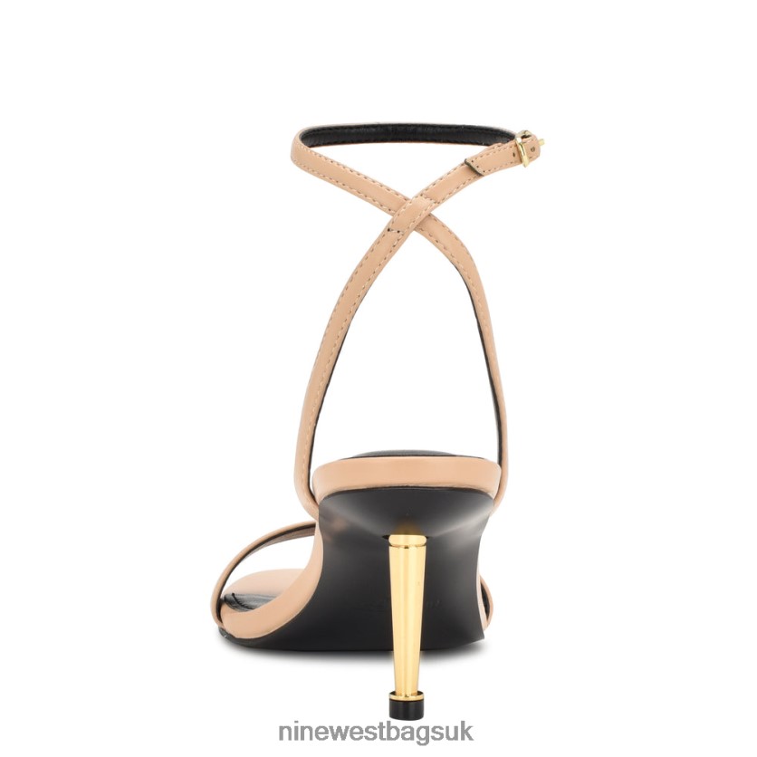 Nine West Anny Ankle Strap Heeled Sandals RFX40B228 - Nine West Bags UK Warm Blush
