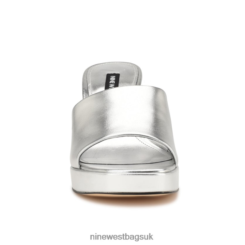 Nine West Beez Platform Sandals RFX40B1709 - Nine West UK Silver