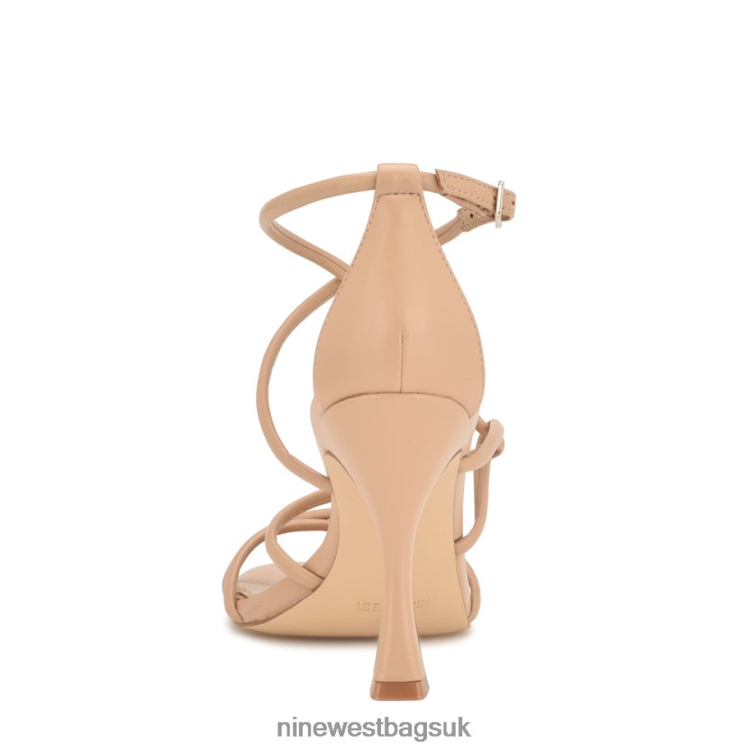 Nine West Besasy Strappy Heeled Sandals RFX40B145 - Nine West UK Warm Blush