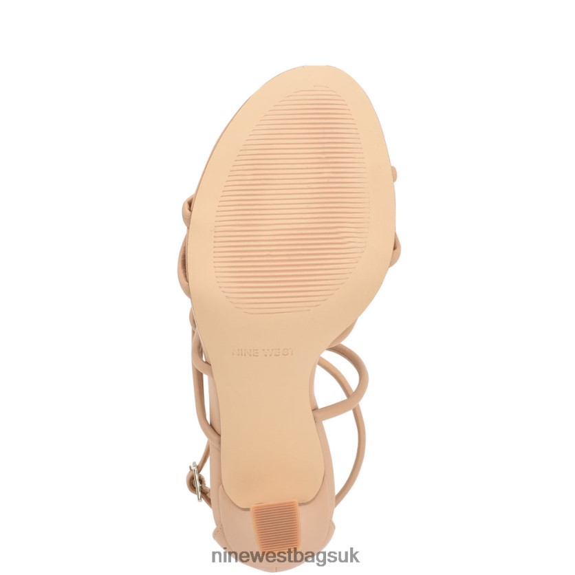 Nine West Besasy Strappy Heeled Sandals RFX40B145 - Nine West UK Warm Blush