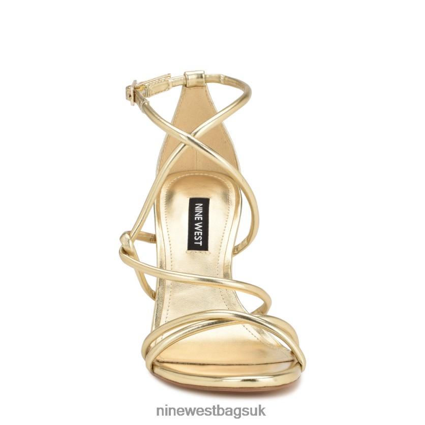 Nine West Besasy Strappy Heeled Sandals RFX40B146 - Nine West Sandals UK Platino