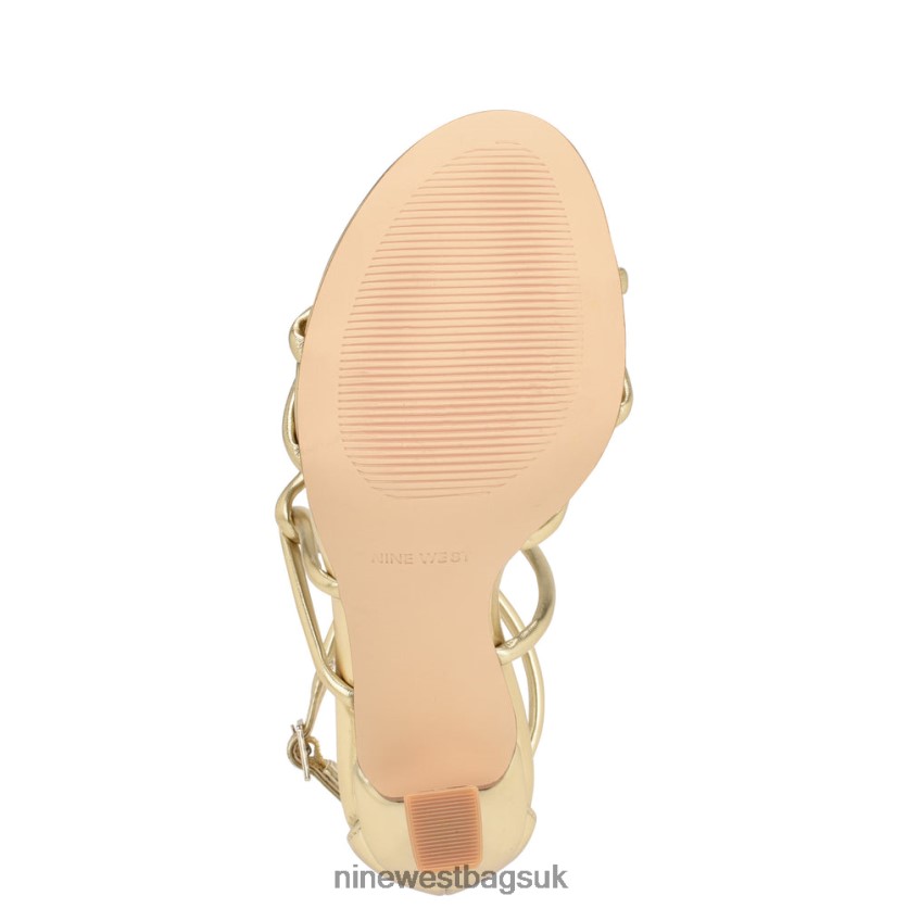 Nine West Besasy Strappy Heeled Sandals RFX40B146 - Nine West Sandals UK Platino