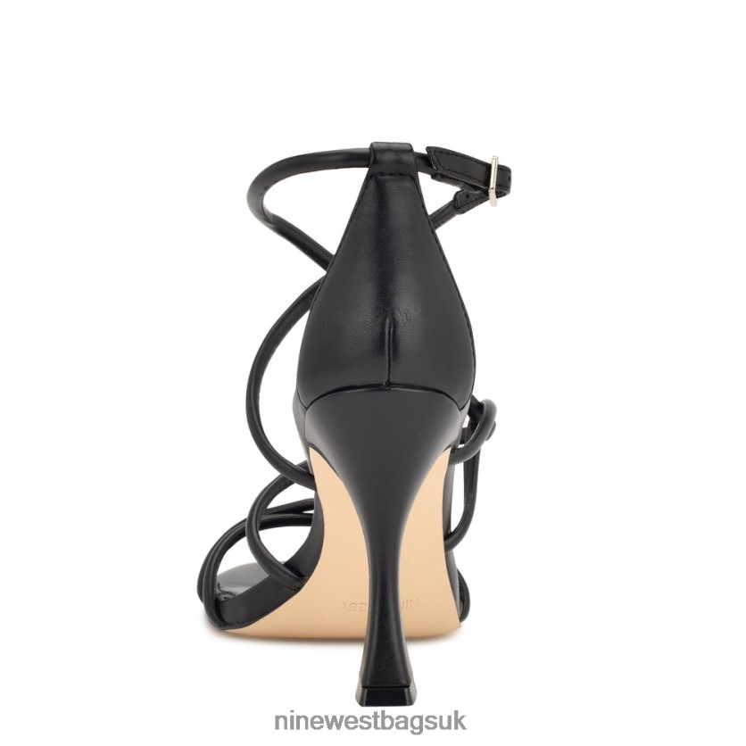 Nine West Besasy Strappy Heeled Sandals RFX40B147 - Nine West UK Sale Black