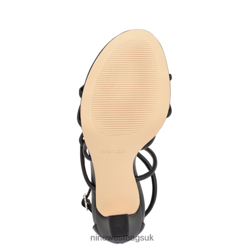 Nine West Besasy Strappy Heeled Sandals RFX40B147 - Nine West UK Sale Black