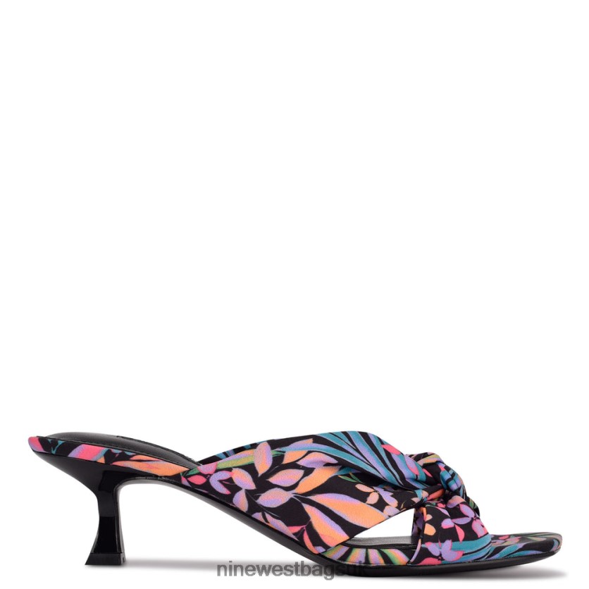 Nine West Dipa Heeled Slide Sandals RFX40B531 - Nine West UK Sale