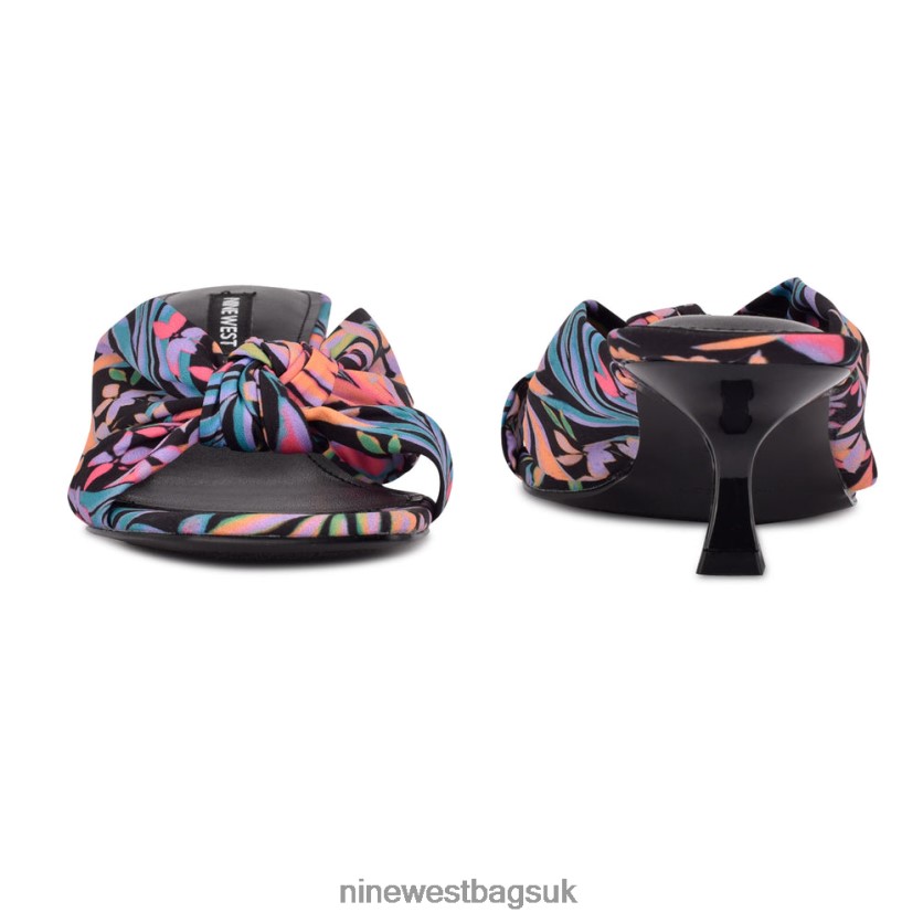 Nine West Dipa Heeled Slide Sandals RFX40B531 - Nine West UK Sale