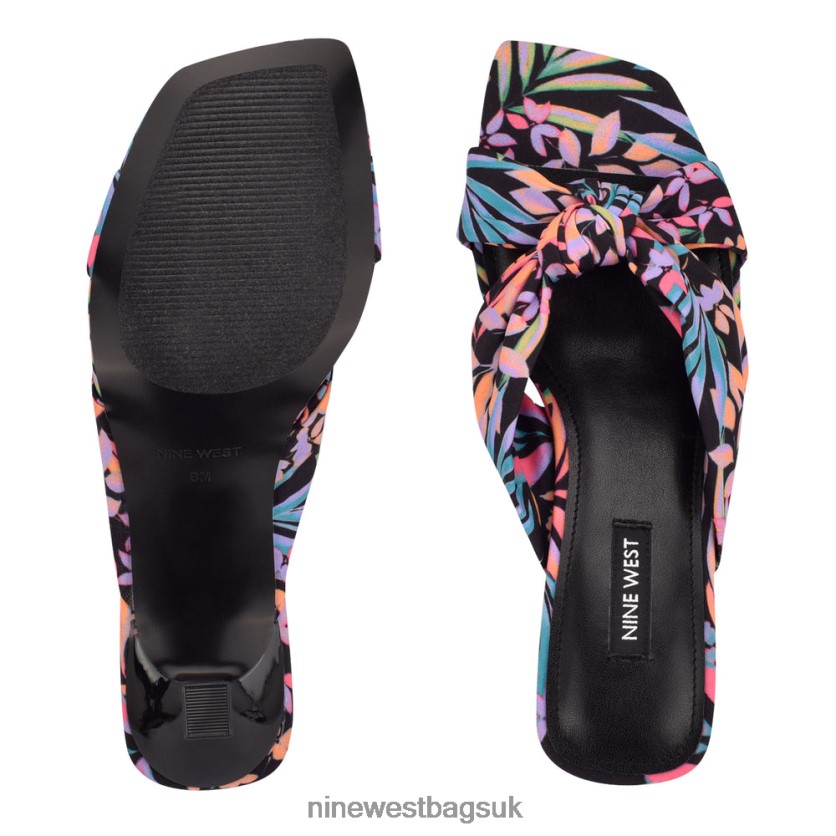 Nine West Dipa Heeled Slide Sandals RFX40B531 - Nine West UK Sale