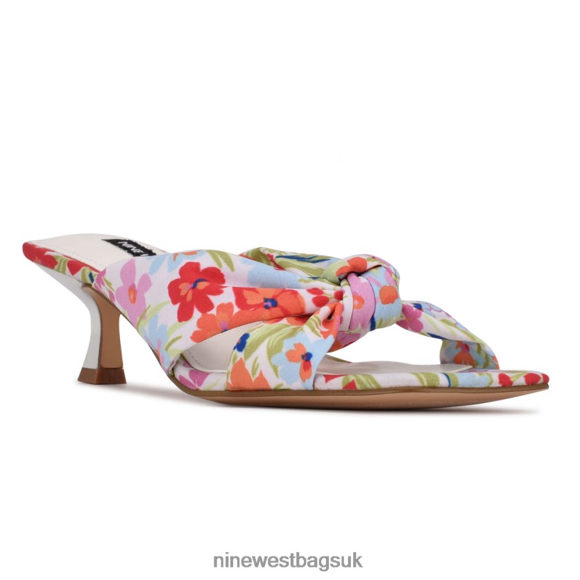 Nine West Dipa Heeled Slide Sandals RFX40B536 - Nine West Bags UK
