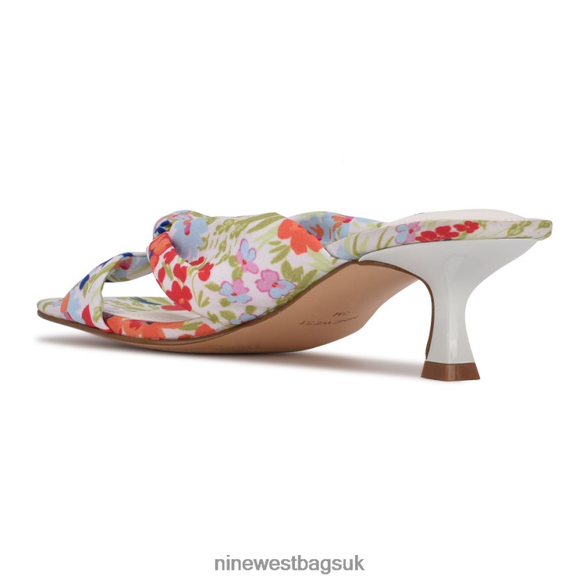 Nine West Dipa Heeled Slide Sandals RFX40B536 - Nine West Bags UK