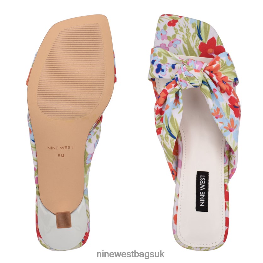 Nine West Dipa Heeled Slide Sandals RFX40B536 - Nine West Bags UK