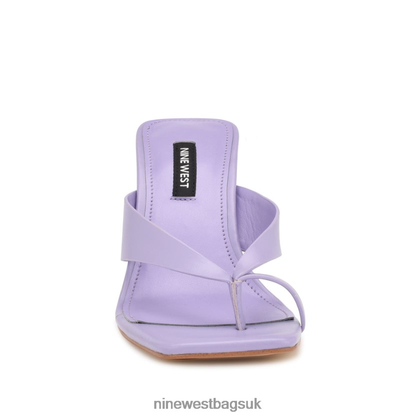 Nine West Durlife Heeled Thong Sandals RFX40B173 - Nine West UK Light Purple