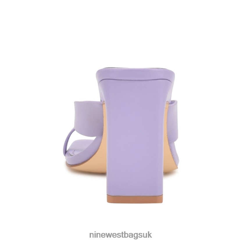 Nine West Durlife Heeled Thong Sandals RFX40B173 - Nine West UK Light Purple