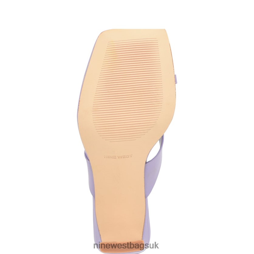 Nine West Durlife Heeled Thong Sandals RFX40B173 - Nine West UK Light Purple