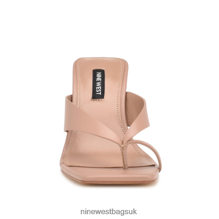 Nine West Durlife Heeled Thong Sandals RFX40B176 - Nine West Bags UK Dark Blush