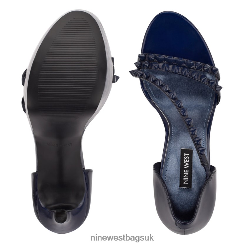 Nine West Fabla Platform Sandals RFX40B384 - Nine West Bags UK Dark Blue