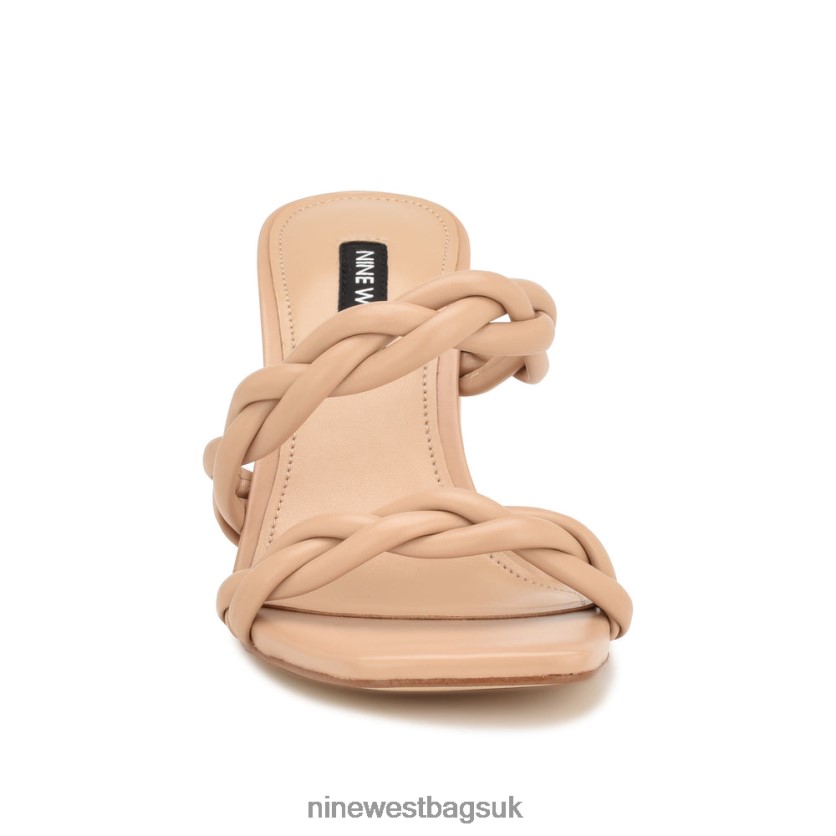 Nine West Garita Block Heel Sandals RFX40B225 - Nine West UK Warm Blush