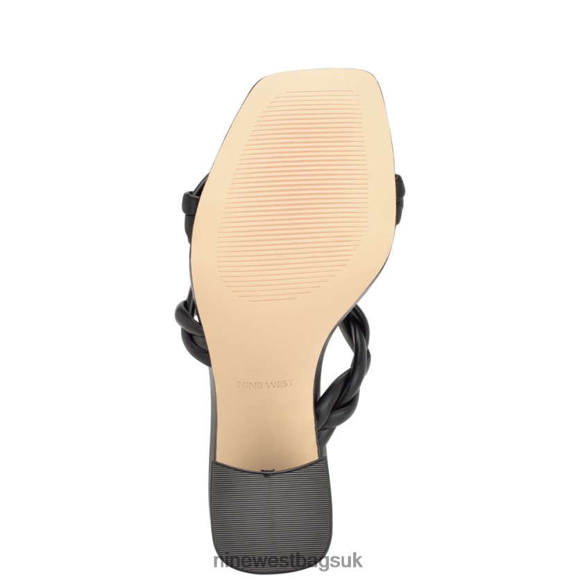 Nine West Garita Block Heel Sandals RFX40B227 - Nine West UK Sale Black