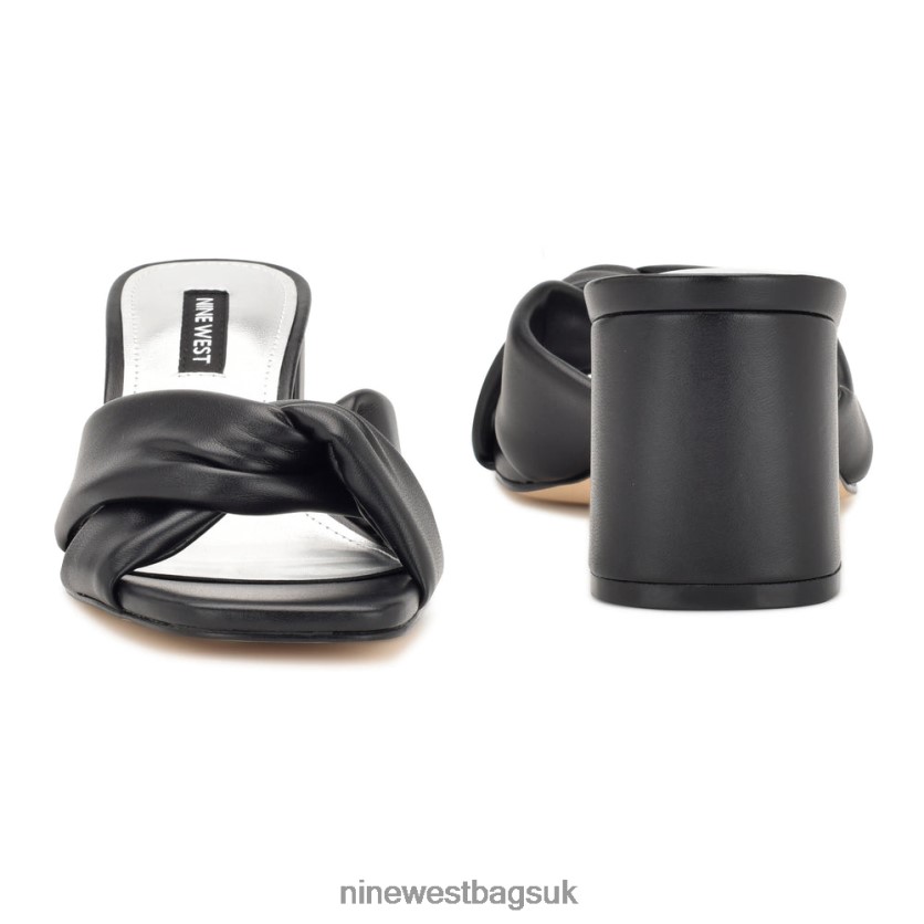 Nine West Gather Heeled Slides RFX40B329 - Nine West UK Black