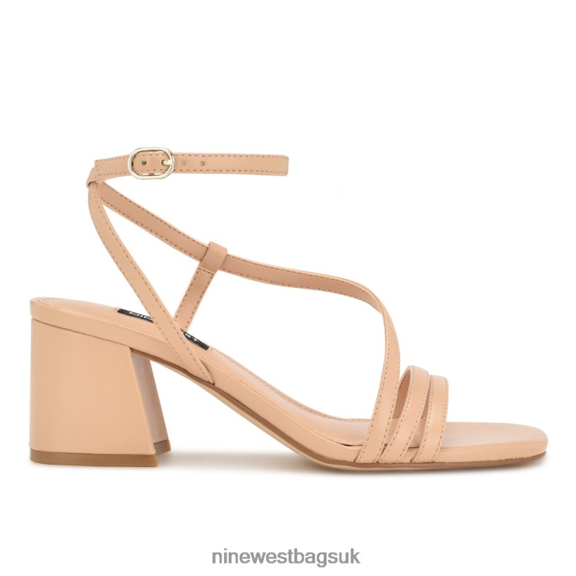 Nine West Georga Block Heel Sandals RFX40B190 - Nine West Sandals UK Warm Blush