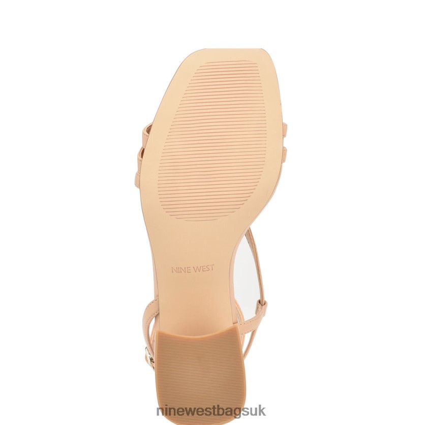 Nine West Georga Block Heel Sandals RFX40B190 - Nine West Sandals UK Warm Blush