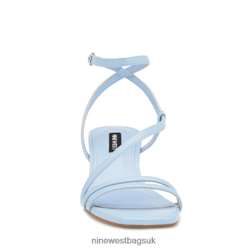 Nine West Georga Block Heel Sandals RFX40B192 - Nine West Bags UK Light Blue