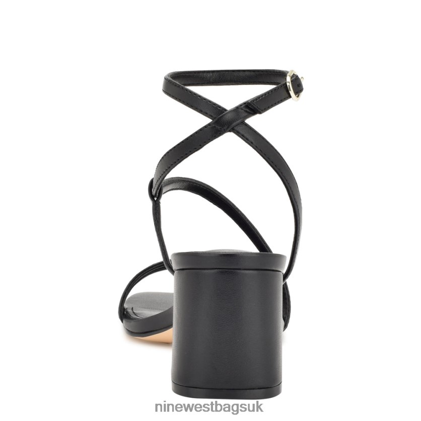 Nine West Georga Block Heel Sandals RFX40B193 - Nine West UK Black
