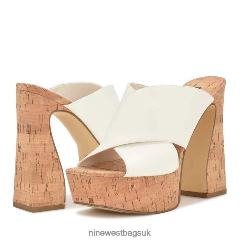 Nine West Girlz Platform Sandals RFX40B177 - Nine West UK White