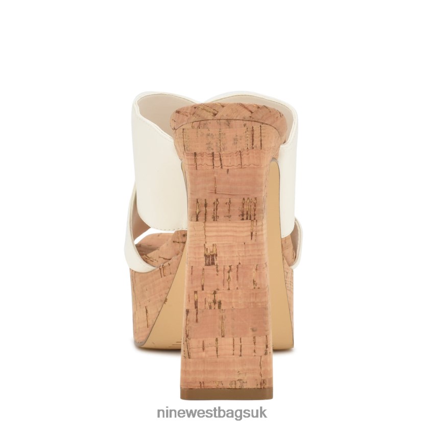 Nine West Girlz Platform Sandals RFX40B177 - Nine West UK White