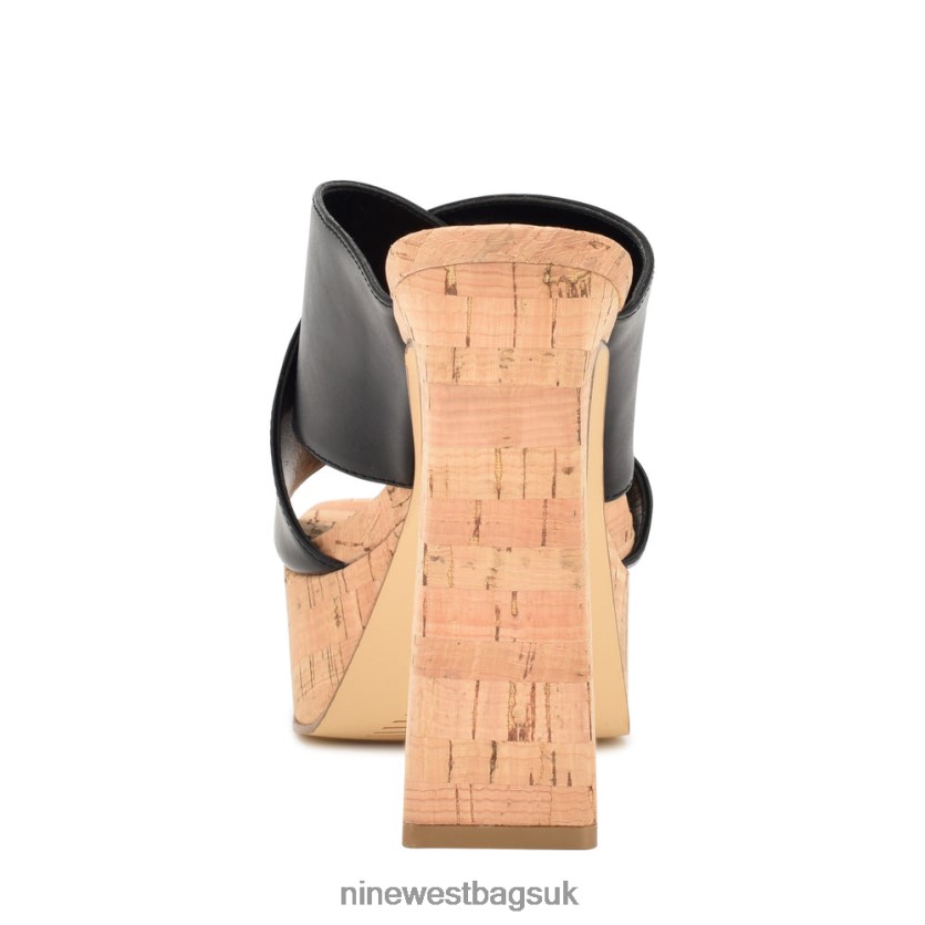 Nine West Girlz Platform Sandals RFX40B179 - Nine West UK Sale Black Natural