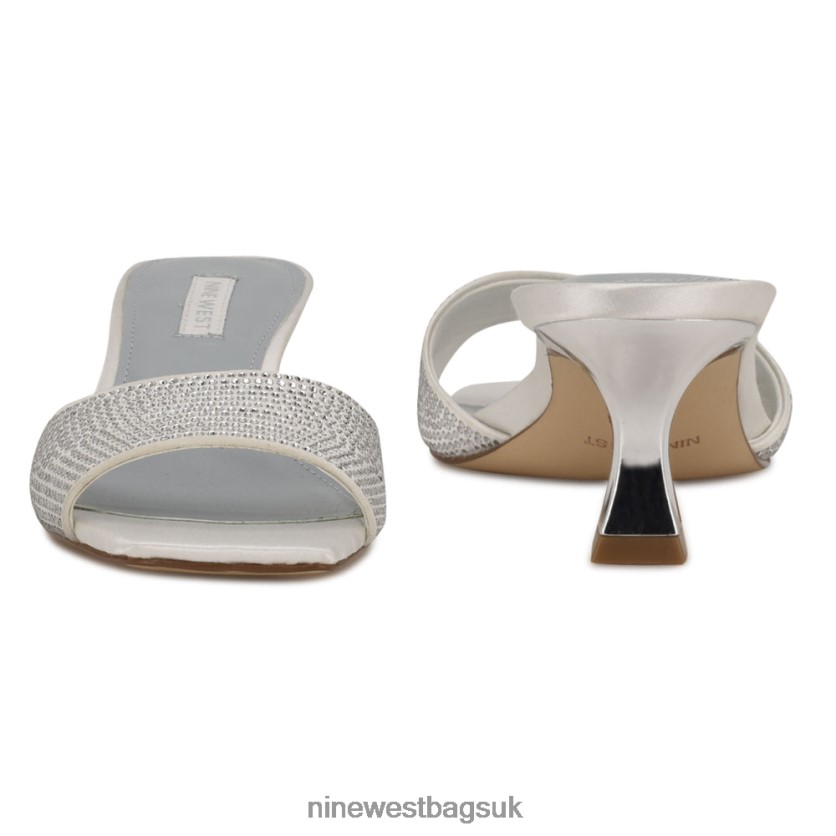 Nine West Indra Heeled Slide Sandals RFX40B635 - Nine West UK Sale