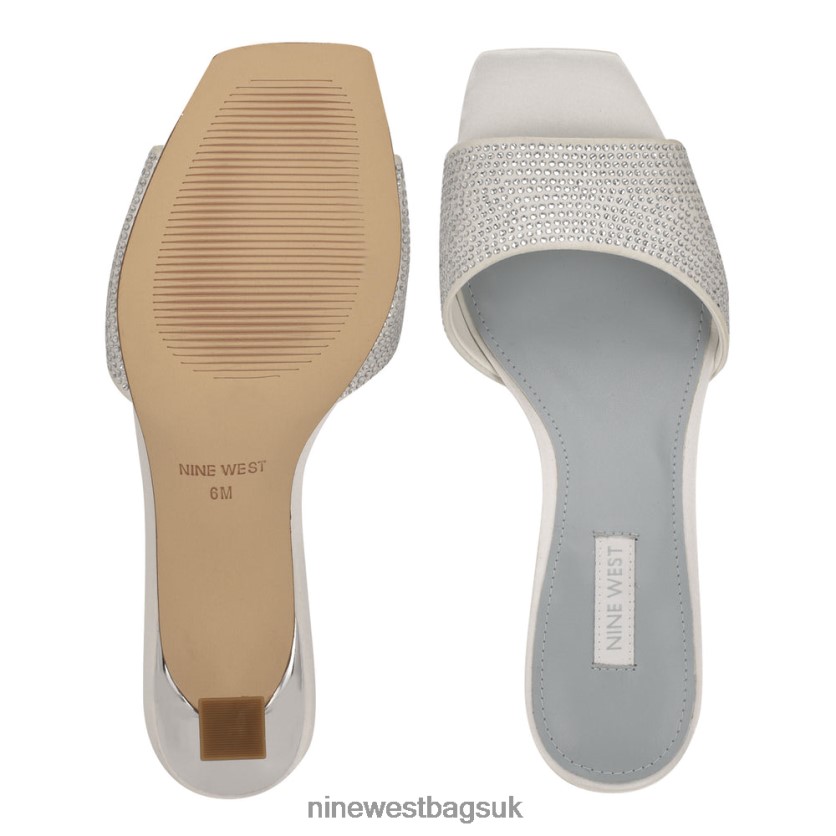 Nine West Indra Heeled Slide Sandals RFX40B635 - Nine West UK Sale