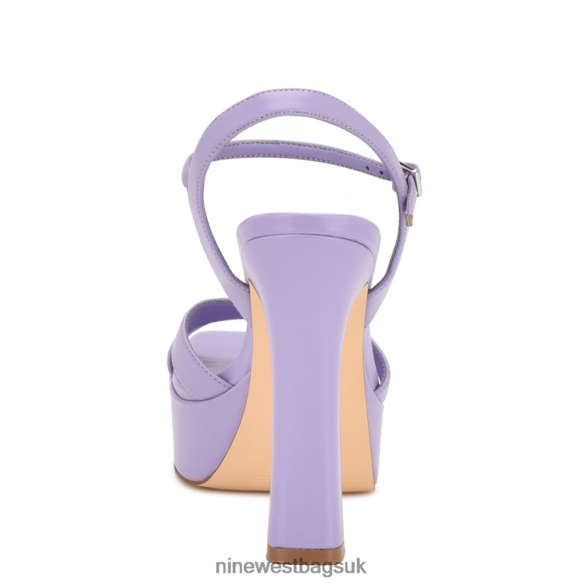 Nine West Iriv Platform Sandals RFX40B1726 - Nine West Sandals UK Light Purple