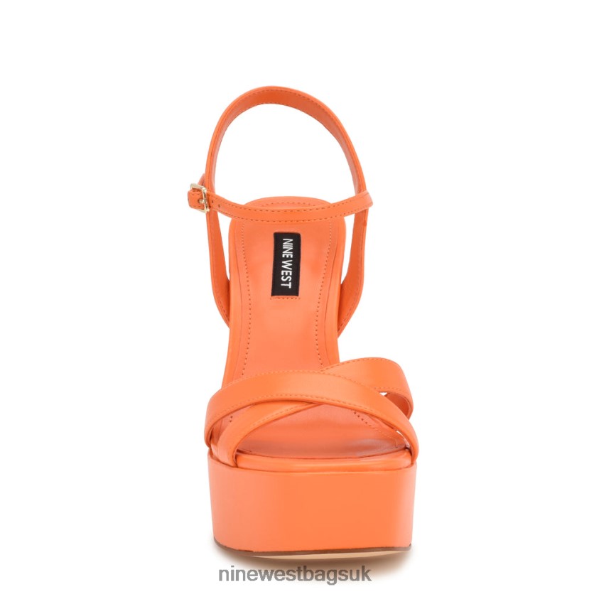 Nine West Iriv Platform Sandals RFX40B186 - Nine West Sandals UK Orange