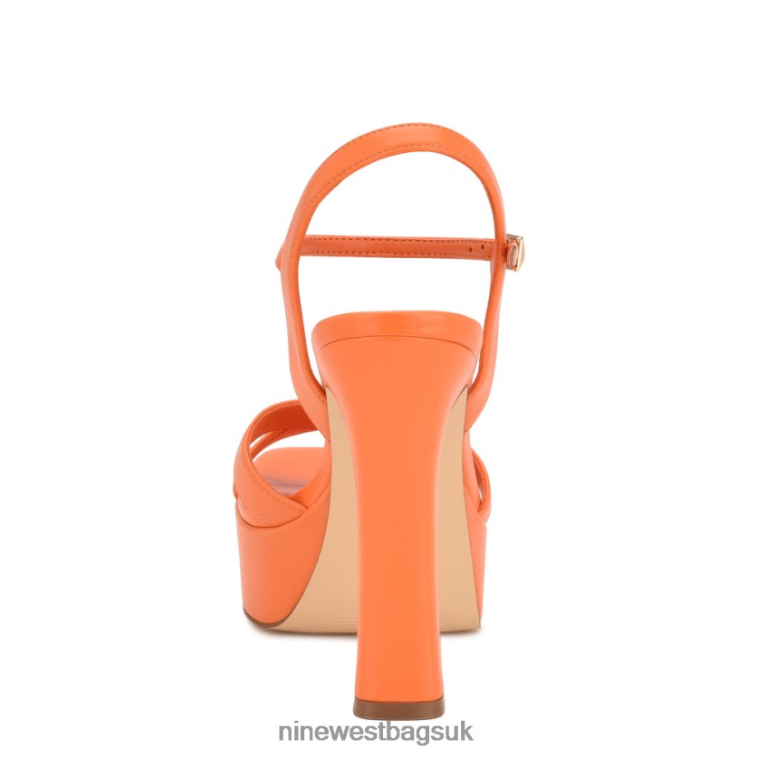 Nine West Iriv Platform Sandals RFX40B186 - Nine West Sandals UK Orange