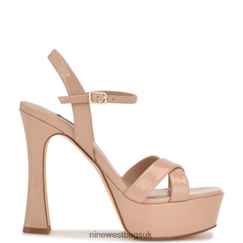 Nine West Iriv Platform Sandals RFX40B297 - Nine West UK Light Natural