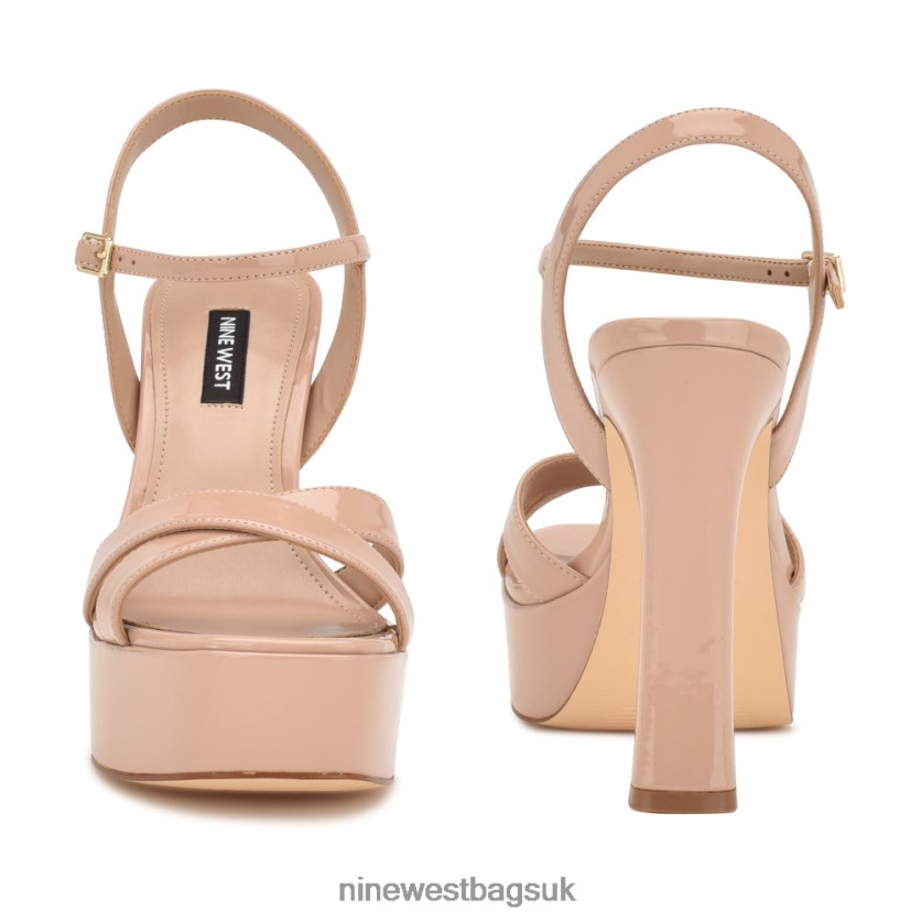 Nine West Iriv Platform Sandals RFX40B297 - Nine West UK Light Natural