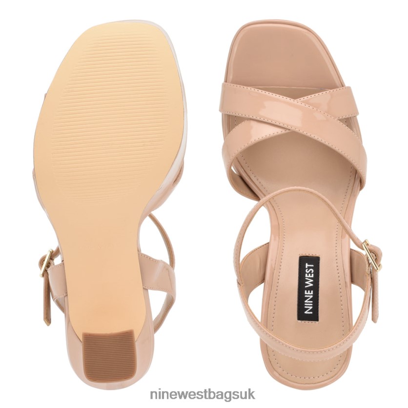Nine West Iriv Platform Sandals RFX40B297 - Nine West UK Light Natural