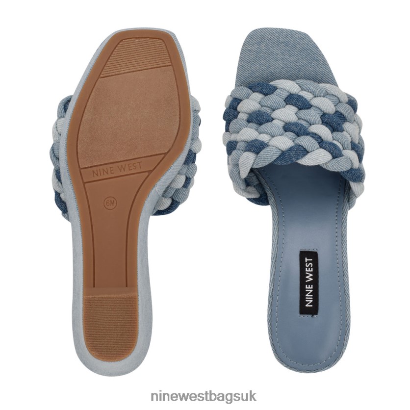 Nine West Kat Platform Slide Sandals RFX40B614 - Nine West Sandals UK