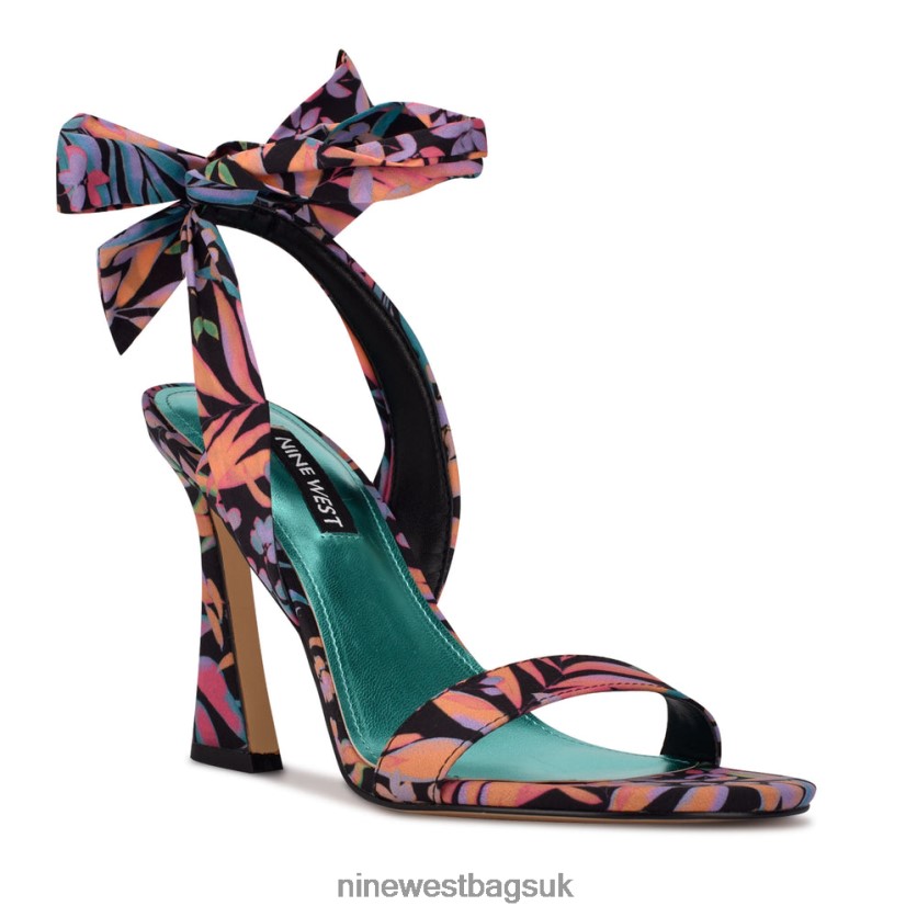 Nine West Kelsie Ankle Wrap Heeled Sandals RFX40B616 - Nine West Bags UK