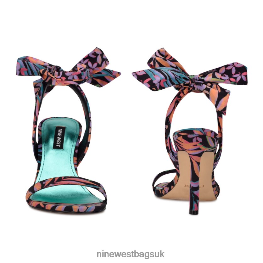 Nine West Kelsie Ankle Wrap Heeled Sandals RFX40B616 - Nine West Bags UK