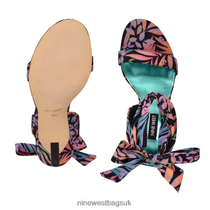 Nine West Kelsie Ankle Wrap Heeled Sandals RFX40B616 - Nine West Bags UK