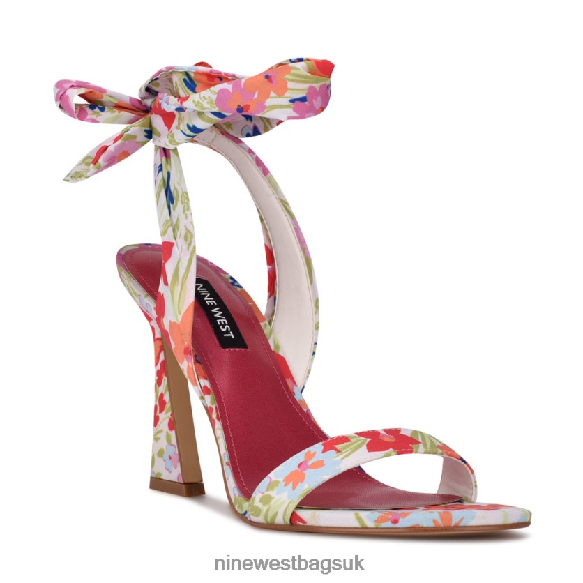 Nine West Kelsie Ankle Wrap Heeled Sandals RFX40B622 - Nine West Sandals UK