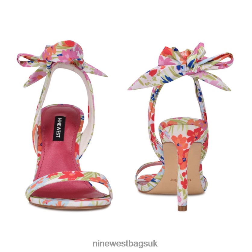 Nine West Kelsie Ankle Wrap Heeled Sandals RFX40B622 - Nine West Sandals UK