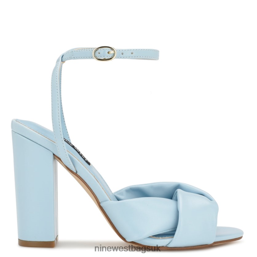Nine West Larisa Heeled Sandals RFX40B1754 - Nine West Sandals UK Light Blue