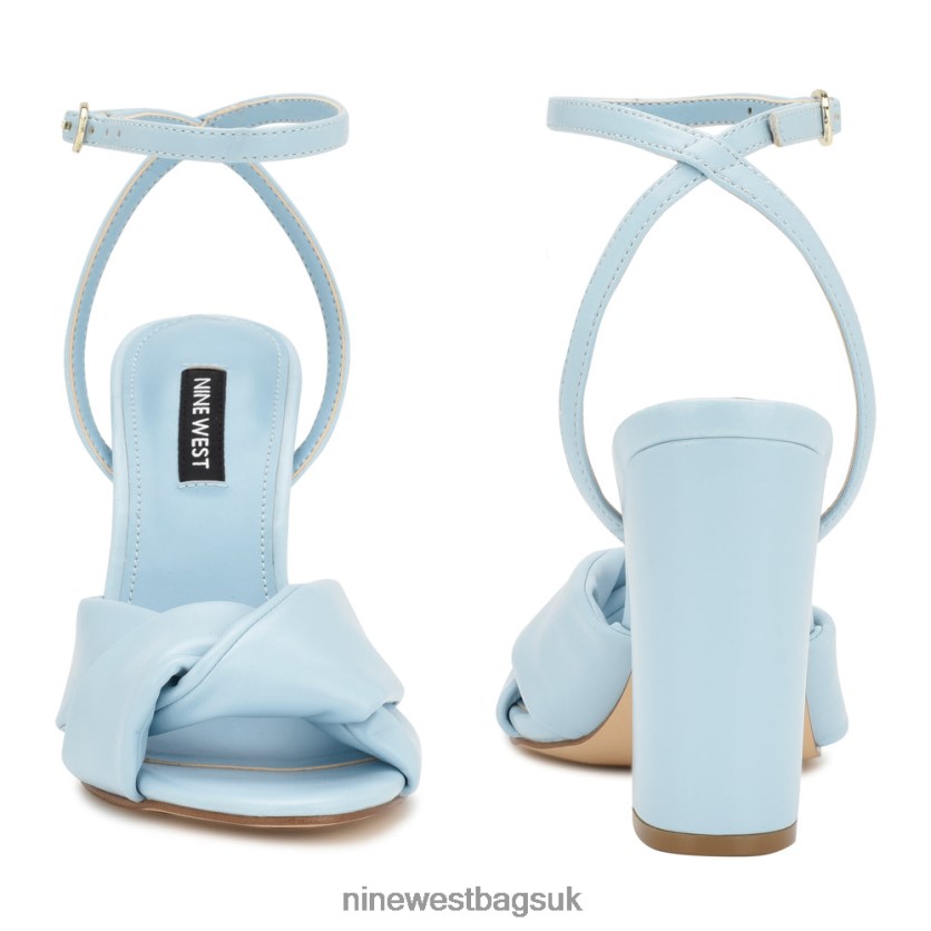 Nine West Larisa Heeled Sandals RFX40B1754 - Nine West Sandals UK Light Blue