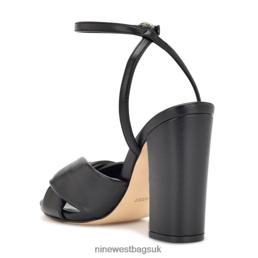 Nine West Larisa Heeled Sandals RFX40B1755 - Nine West UK Sale Black