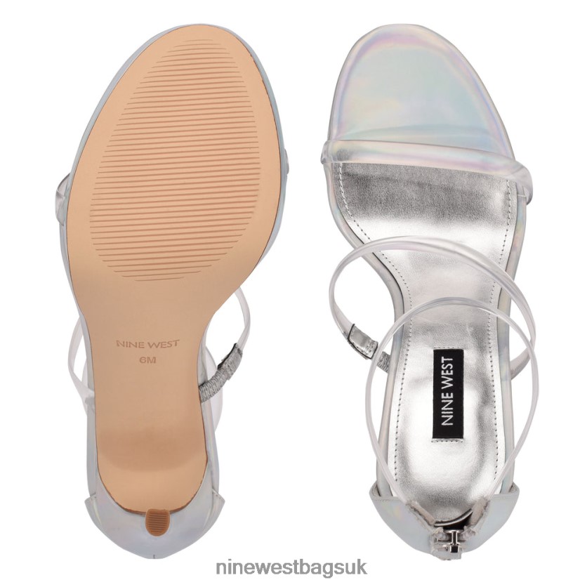 Nine West Leah Heeled Sandals RFX40B1936 - Nine West Bags UK Clear/Iridescent