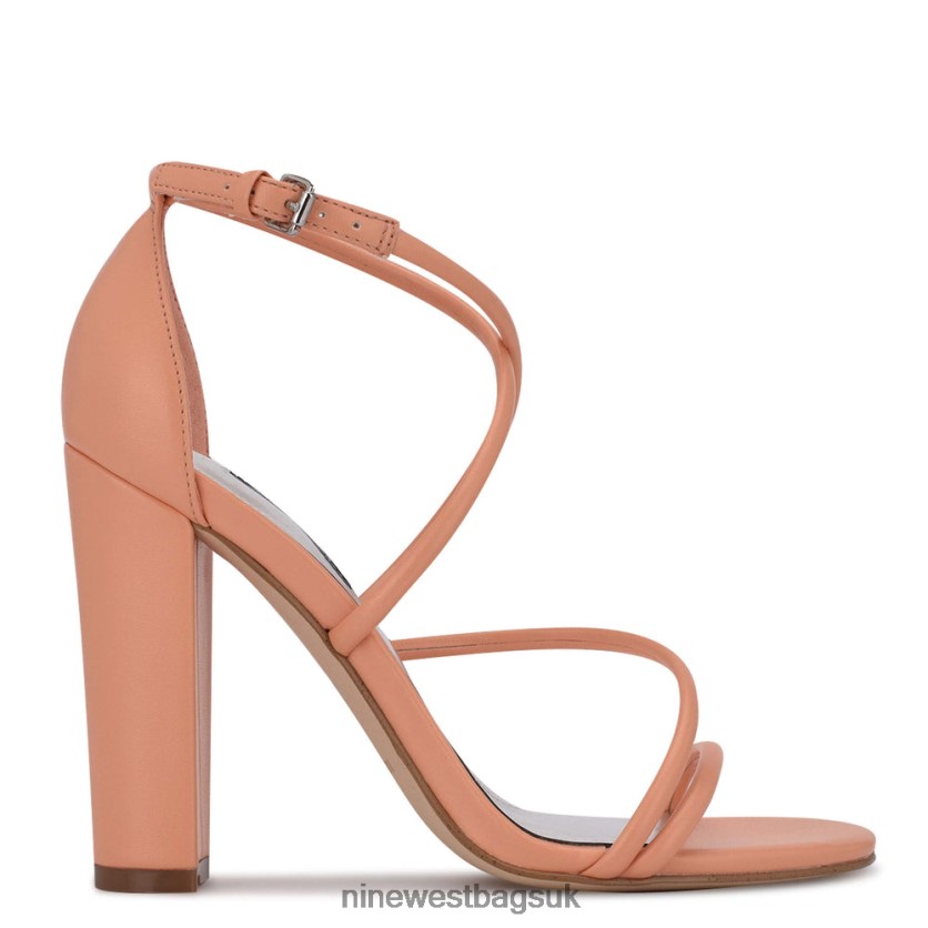 Nine West Maer Heeled Sandals RFX40B1045 - Nine West UK Creamsicle