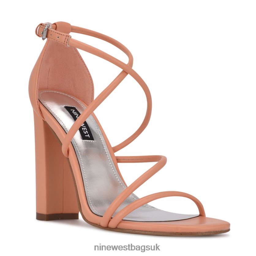 Nine West Maer Heeled Sandals RFX40B1045 - Nine West UK Creamsicle