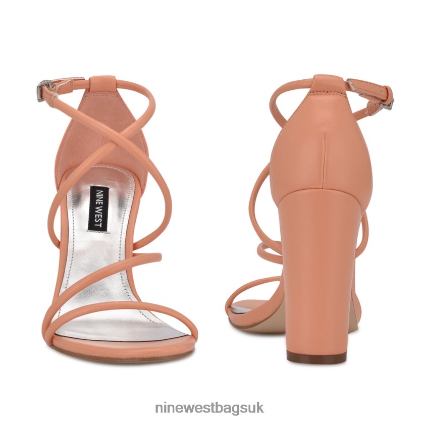 Nine West Maer Heeled Sandals RFX40B1045 - Nine West UK Creamsicle